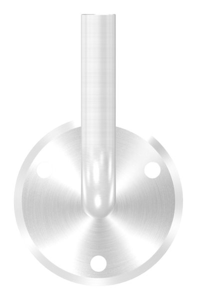 Handlaufhalter V2A Ronde 70x5 mm- Buegel Ø14 mm- Wandabstand 84 mm zum Anschweissen-11-2016.4
