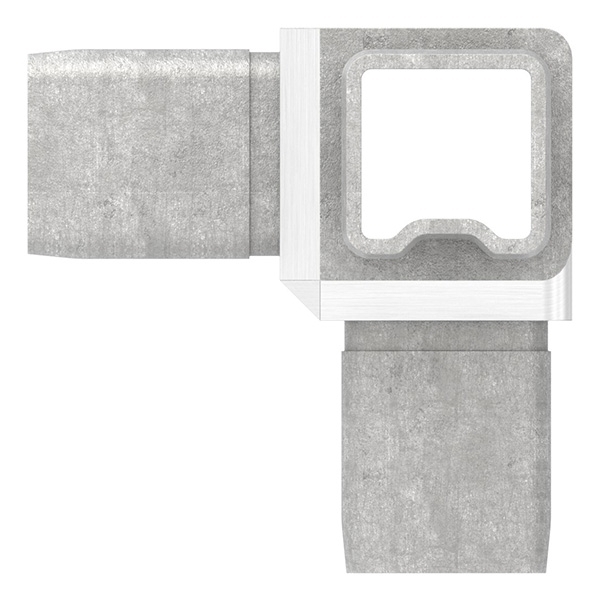 Verbindungsstück für Rohr 25x25x2mm, V4A