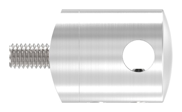Seilhalter für Seile Ø 6 mm Anschluss Ø 42,4 mm V2A