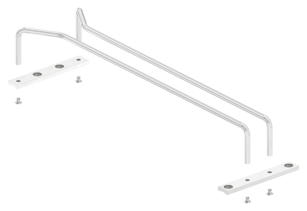 Gläserhalter 400 mm V2A