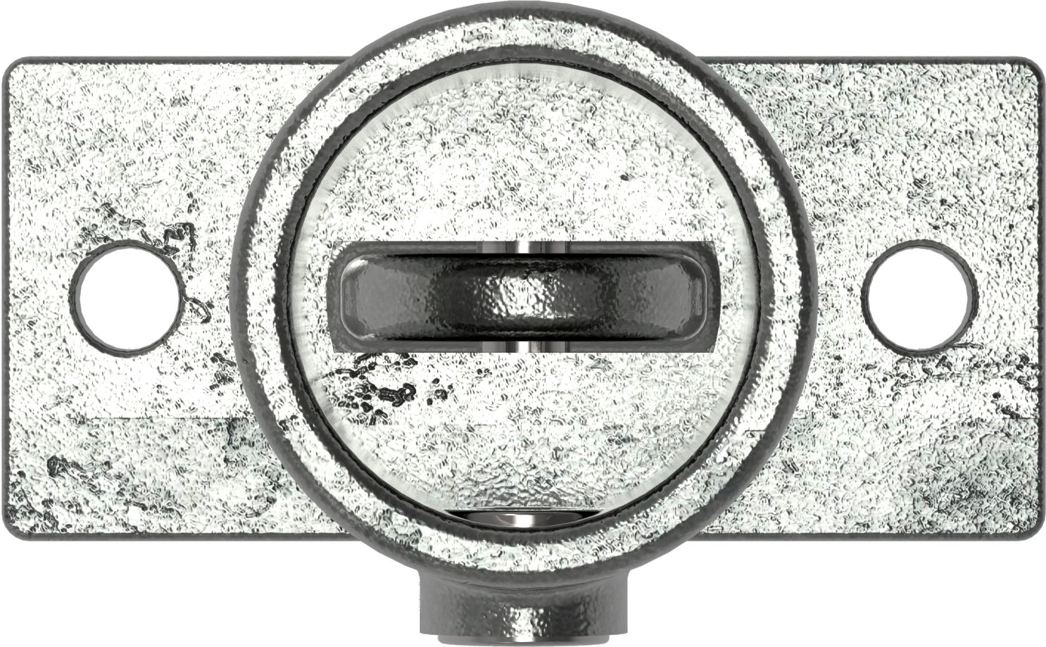 Rohrverbinder Gelenkfuss Ø 60-3 mm -2- - Temperguss verzinkt - 169E60-169E60