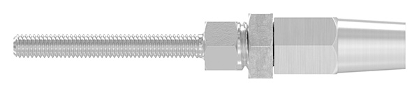 Gewindeterminal zur Selbstmontage | Für Seil Ø 4 mm | V4A