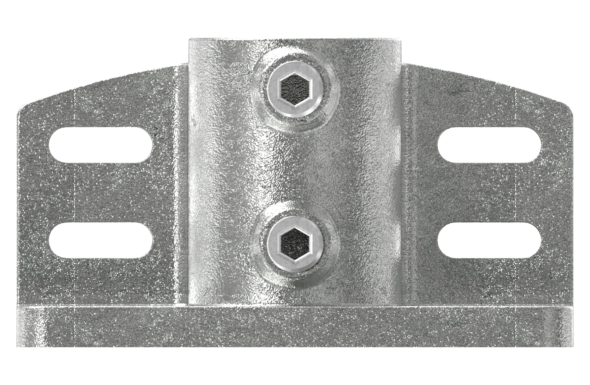 Rohrverbinder Wandhalter massiv Ø 42-4 mm -1 1-4- - Temperguss verzinkt - 247C42-247C42