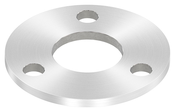 Ankerplatte Ø 100 x 6mm- mit Rundschliff- V2A-88-1154106-240-R.13