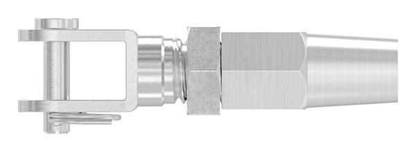 Gabelterminal zur Selbstmontage | Für Seil Ø 4 mm | V4A
