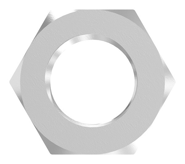 Sechskantmutter M16, flache Form, A2
