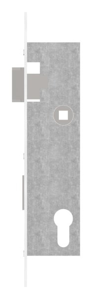 Rohrrahmenschloss verzinkt Abstand 92 mm Dornmass 35 mm Stulpe Edelstahl geschliffen-11-3923.4
