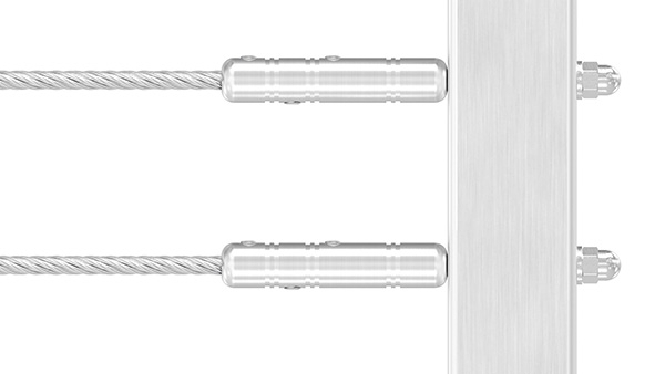 Gewindeterminal zur Selbstmontage - Fuer Seil- Ø 8 mm - mit Aussengewinde - V2A-11-2808.4