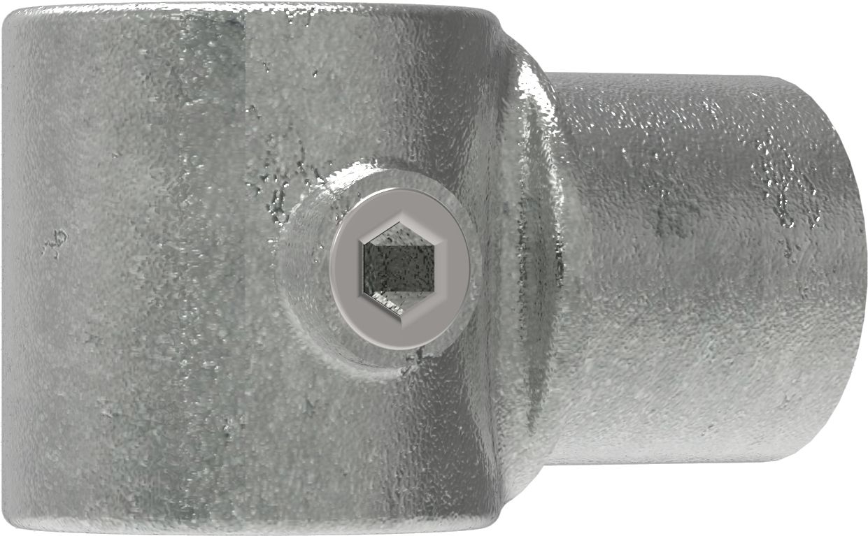 Rohrverbinder | Drehstück | 147C42 | 42,4 mm | 1 1/4" | Temperguss u. Elektrogalvanisiert