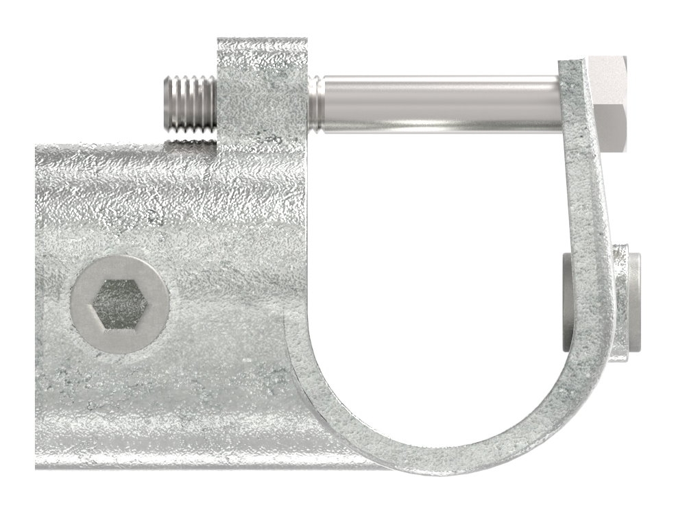 Rohrverbinder - T-Stueck offen - 135B34 - 33-7 mm - 1- - Feuerverzinkt u. Elektrogalvanisiert-135B34