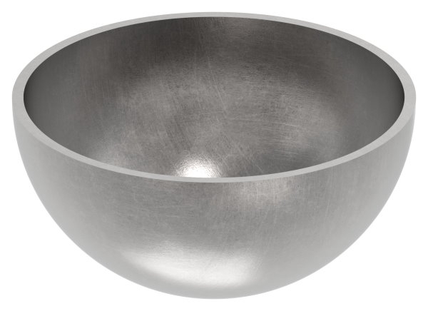 Halbhohlkugel Ø 70 mm | glatt | Stahl S235JR, roh