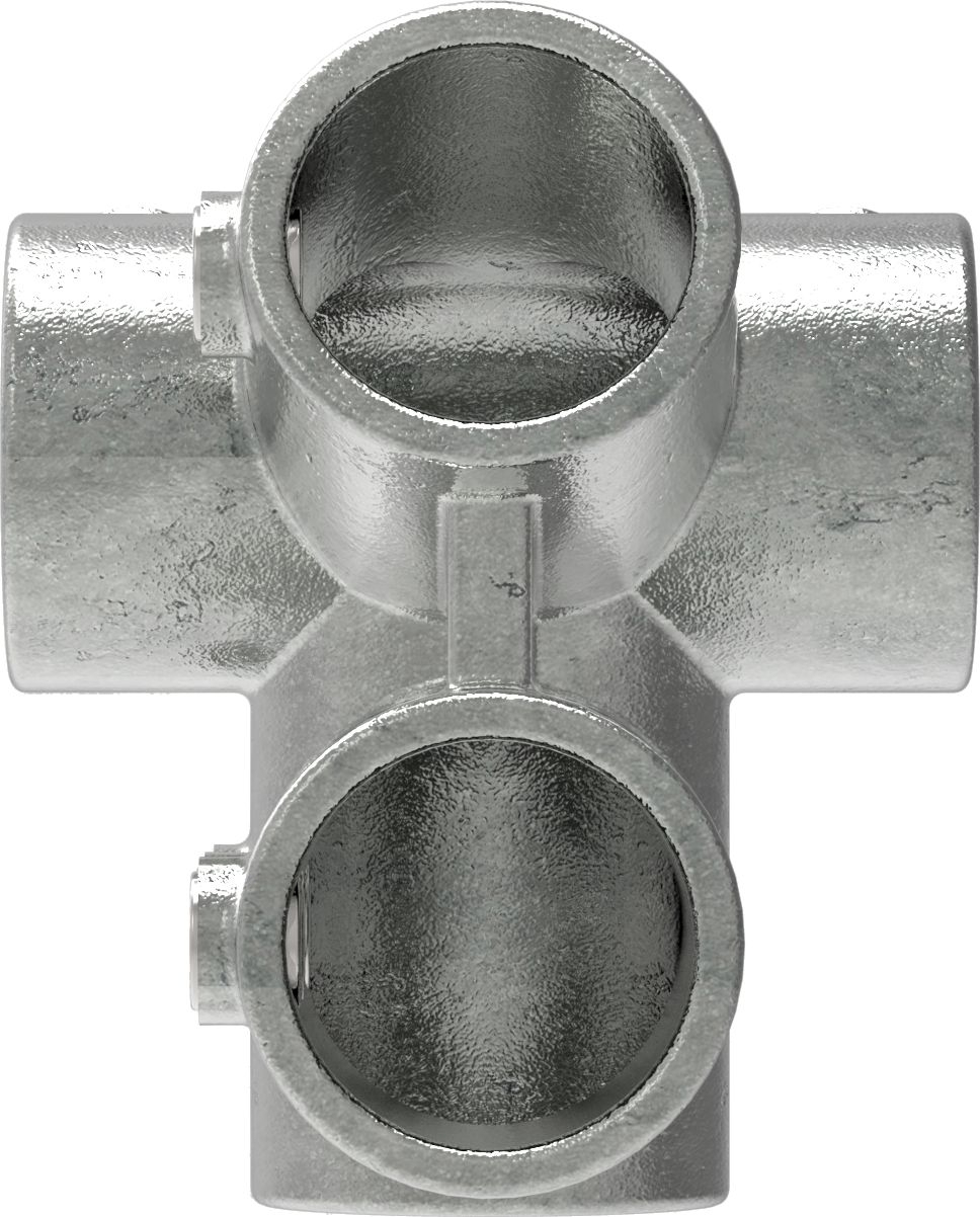Rohrverbinder Traufenstueck 27-5° Ø 48-3 mm -1 1-2- - Temperguss verzinkt - 185D48-185D48