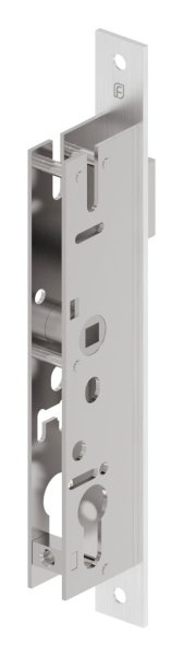 Rohrrahmenschloss verzinkt- Abstand 72 mm- Dornmass 30 mm- Stulpe Edelstahl geschliffen-88-1150106.72