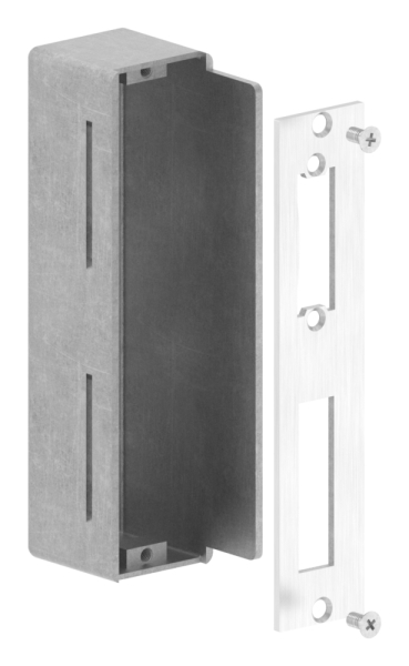 Gegenkasten - Masse- 172x45x40 mm - Stahl -roh- S235 JR-30-3220.8