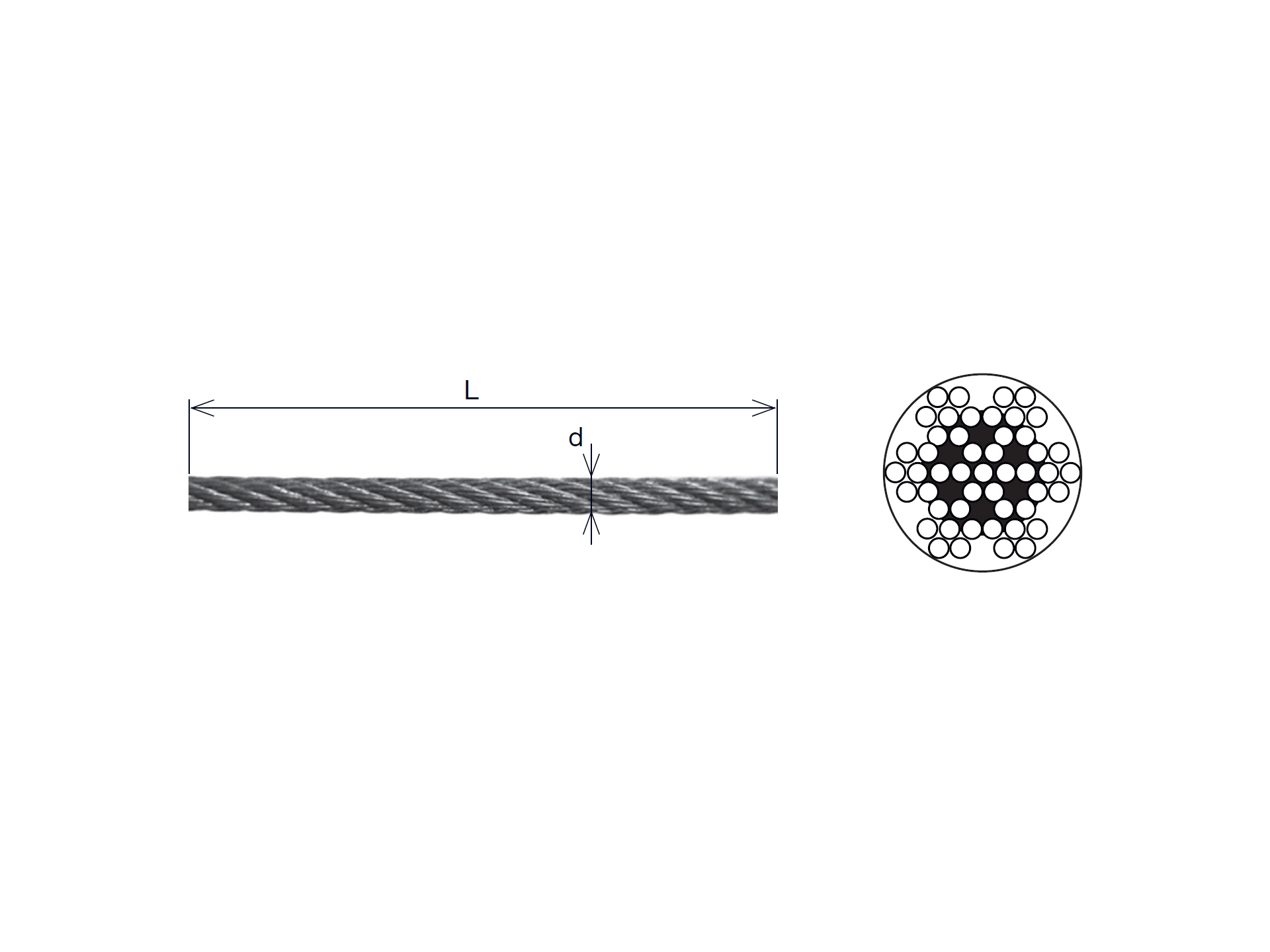 Edelstahldrahtseil Edelstahl AISI 316 3 mm 100 m Aussenbereich-89-11A147900003100-A.4