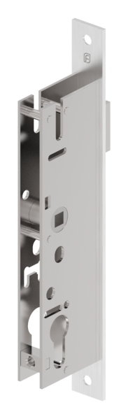 Rohrrahmenschloss verzinkt Dornmass 40mm Abstand 72mm Stulpe Edelstahl geschliffen-88-1160103.72