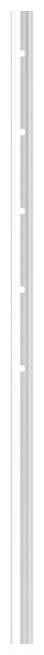 Edelstahlpfosten V2A Ø 42-4 x 2-0 mm- H 1190 mm- 5x Bohrung Ø 12 mm-88-1151111.240
