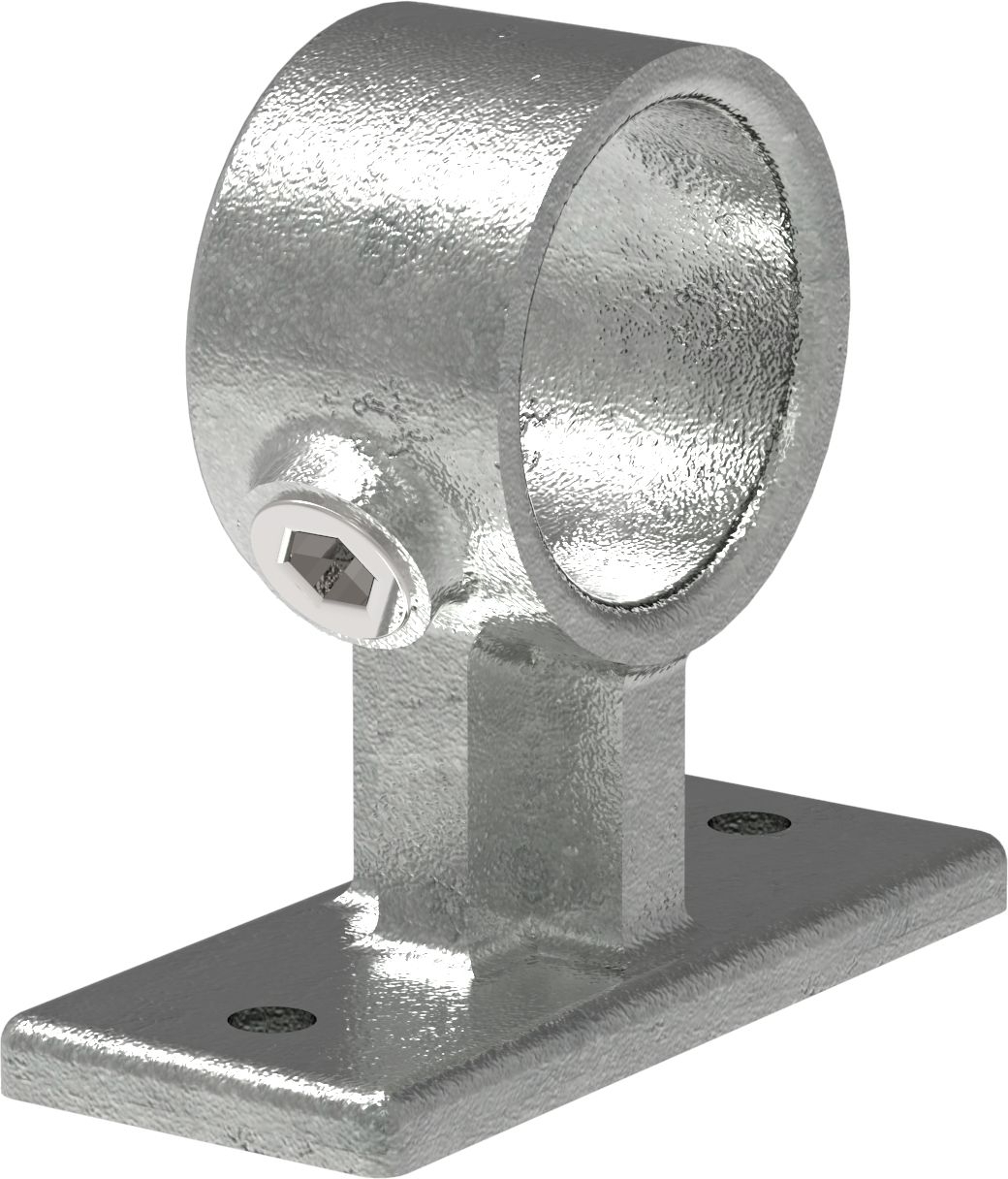Rohrverbinder Handlaufhalterung Ø 17-2 mm -3-8- - Temperguss verzinkt - 143S17-143S17