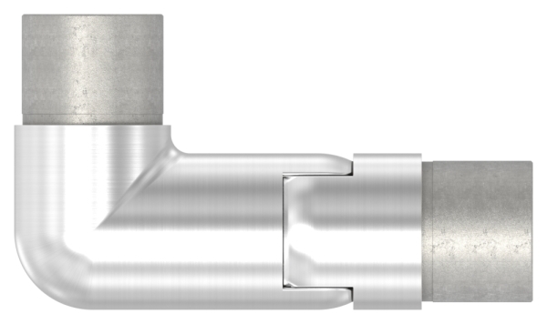 Gelenkstück links, für Rohr 42,4 x 2,0mm, V2A
