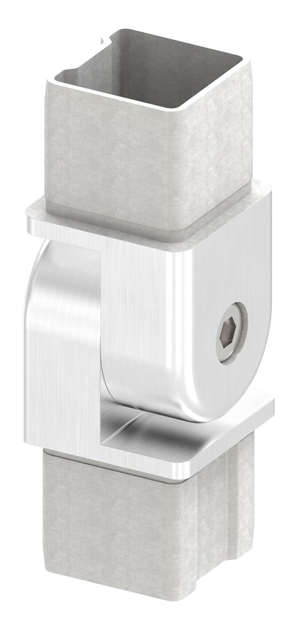Verbindungsgelenk für Rohr 40x40x3mm, V4A