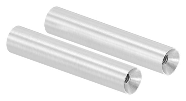 Edelstahl Traegerstift Ø 14 x 75 mm - 2x M6 Innengewinde -V2A-11-2195.4