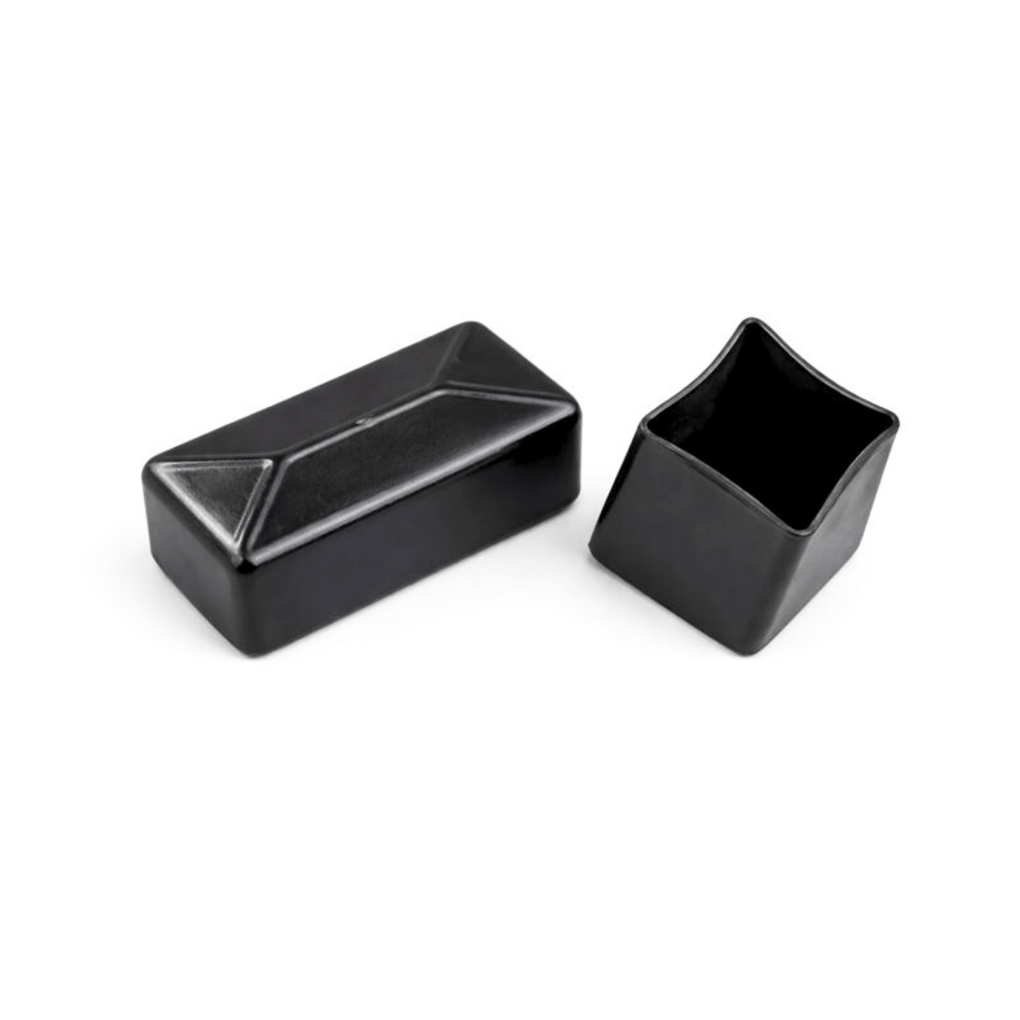 Weich-PVC-Tauchkappen 40 x 30 x 30 mm innere Laenge- schwarz-FG-403030.1H