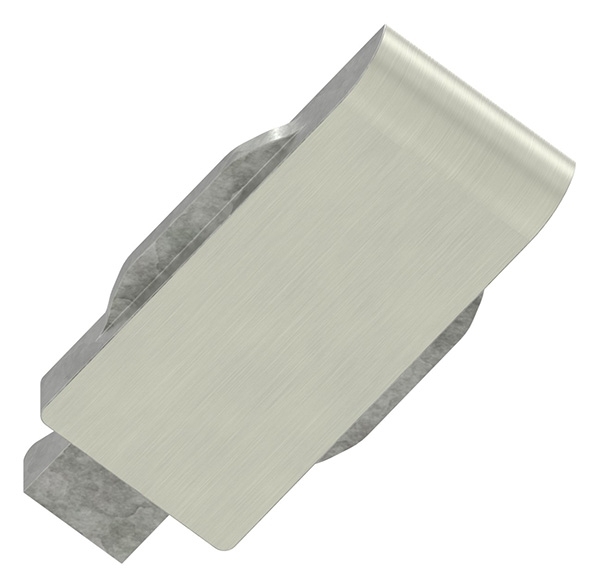 1 Sicherungsboden zu Glasklemme 55x65x37-5 mm AbZ Edelstahleffekt-10-3220ABZ.2