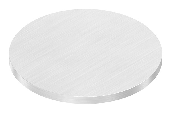 Ronde | Maße: Ø 70x4 mm | mit Längsschliff | V2A