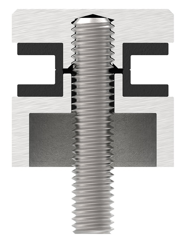 Glaspunkthalter Edelstahl V4A Ø 30 mm flach – Premium Punkthalter-10-5000.1