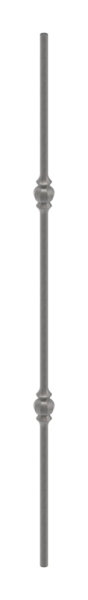 Zwischenstab | Länge: 900 mm | Material: 14 mm | rund, gehämmert | Stahl S235JR, roh