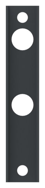 Adapter fuer Gittertorschloesser GTS2- fuer Rundrohre Ø 33 - 60mm- RAL 7016-88-1156705-ALU.7016