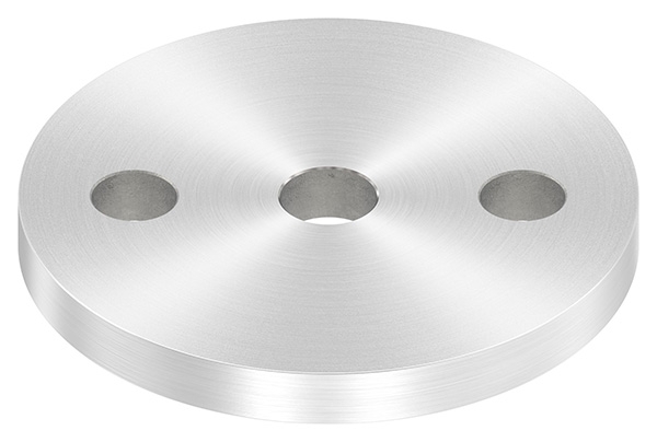 Ankerplatte Ø 80 x 8 mm mit Zentrierbohrung- Ø 12-5 mm V2A-11-2224R.4