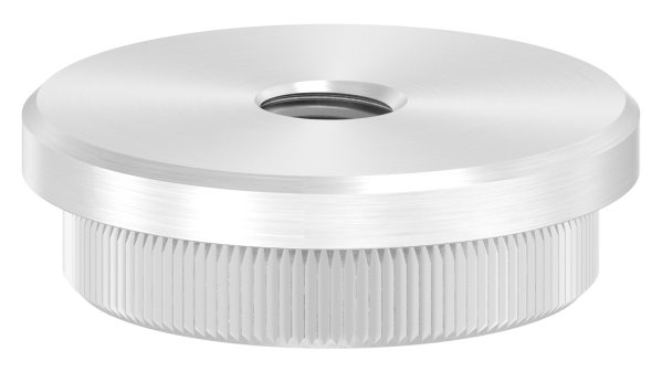 Rohrstopfen flach mit M10 fuer Ø 42-4x3-0 mm V2A-11-5036M10.4