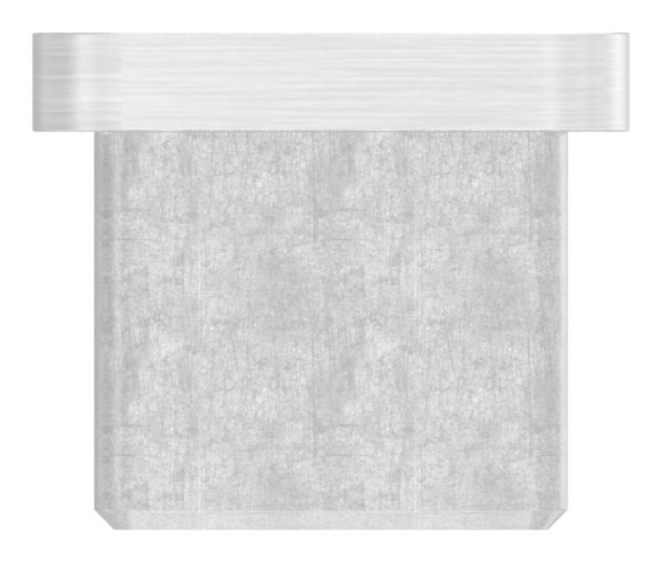 Einsteckkappe V4A Edelstahl fuer Quadratrohr 30x30x3-0 mm mit Gewinde M8-88-11100033030-3.M8