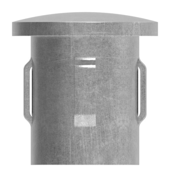 Einschlagkappe Stahl roh fuer Rohr Ø 26-9 mm Wandstaerke 1-8–2-2 mm leicht gewoelbt-88-11166.2601