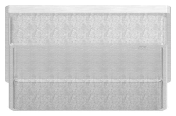 Einsteckkappe, für Rohr 100 x 100 x 2,0mm, V4A