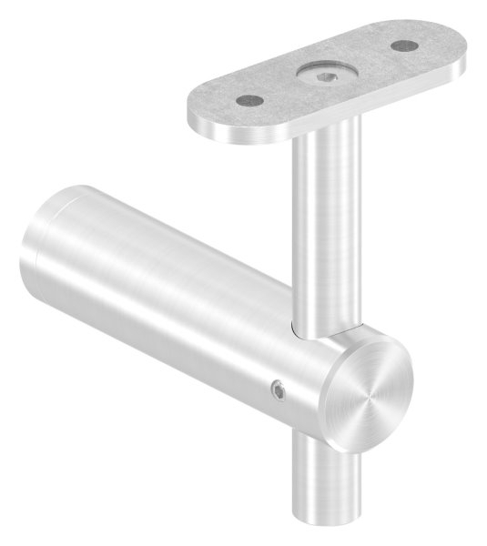 Handlaufhalter mit Halteplatte für flachen Anschluss V2A