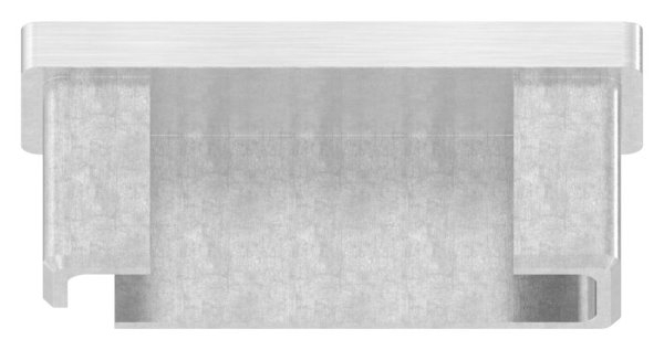 Endkappe für Rohr: 60 x 20 x 2,0 mm | V4A