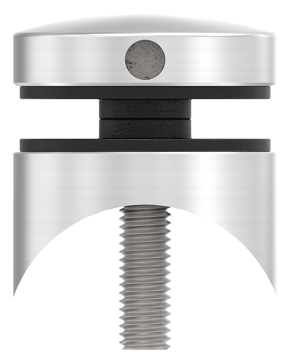 Glaspunkthalter Ø 40 mm fuer Anschluss- flach - Ø 42-4 mm V2A-10-GPH40.4