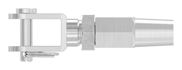 Gabelterminal zur Selbstmontage - Fuer Seil Ø 3 mm - V4A-11-2736.1