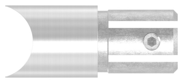 Anschlussstueck 90 V2A fuer Rohr Ø 33-7 mm mit Klemmschraube-11-3386.4-STUeCK