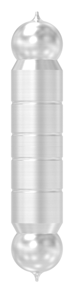 Anschweißband Torband Edelstahl mit festem Stift - Dorn 16mm