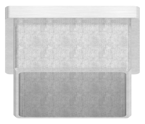 Endkappe für Rohr 50x50x3,0 mm zum Kleben V4A