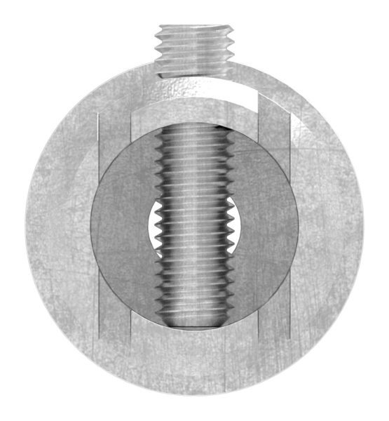 Anschlussstueck 90° fuer Rundrohr Ø 33-7x2-0 mm V2A-11-3658.4