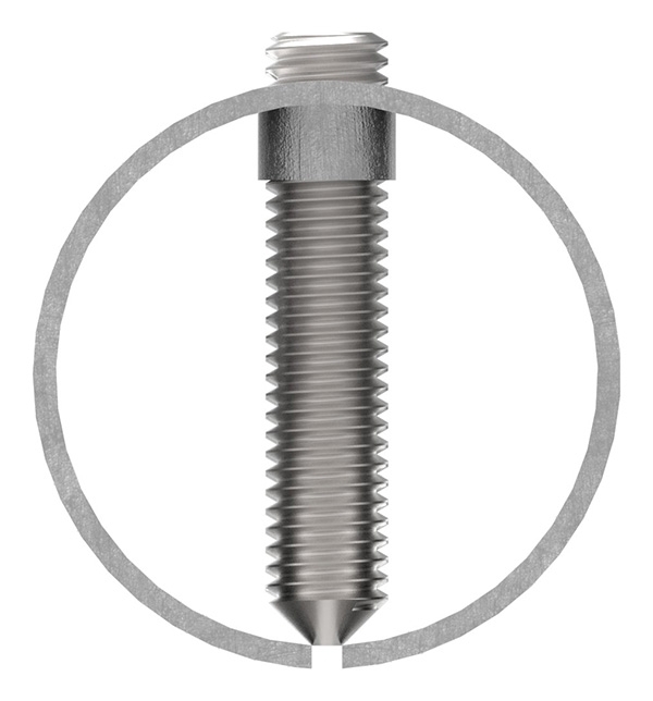 Verbindungshülse für Rundrohr Ø 42,4x2,0 mm V2A