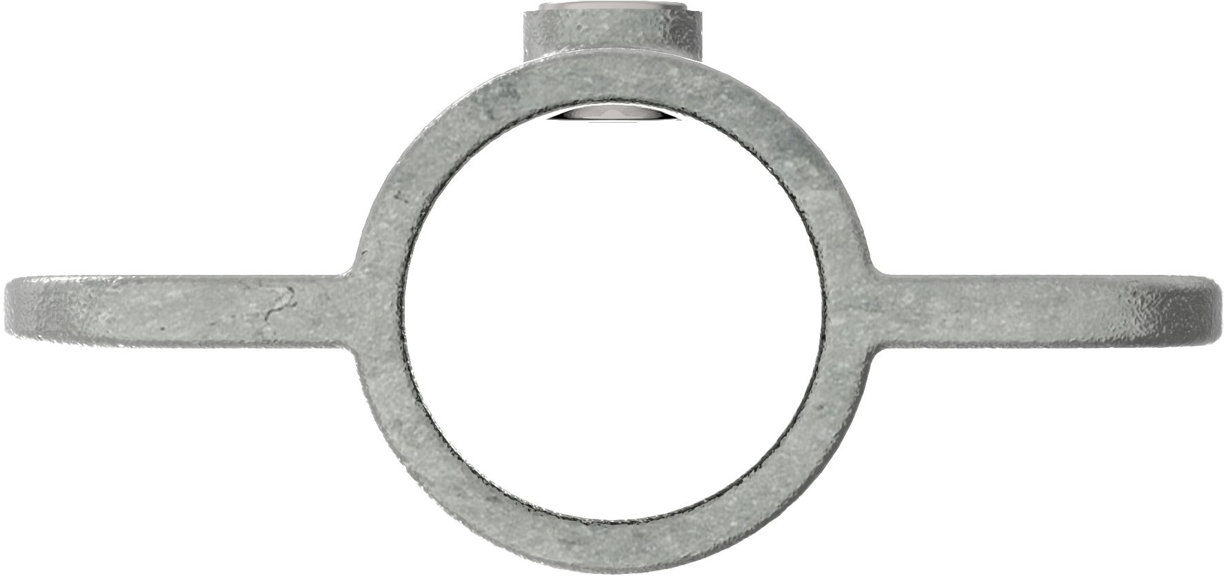 Rohrverbinder Gelenkauge doppelt Ø 48-3 mm -1 1-2- - Temperguss verzinkt - 167MD48-167MD48