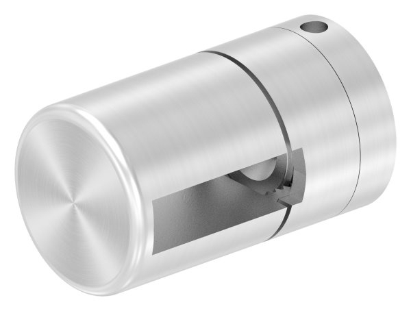 BRENK-fix® Grundhalter für Flachstäbe 30 x 8mm, ALU