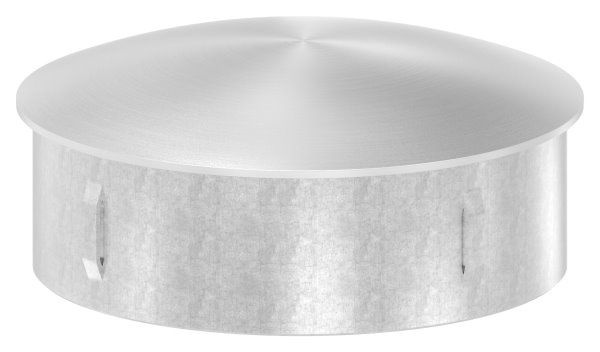 Rohrstopfen für Ø 101,6x2,0-2,5 mm leicht gewölbt zum Einschlagen | V4A