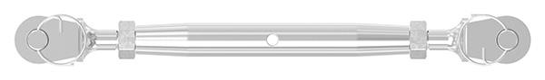 Wantenspanner | Gabel/Gabel | Gewinde M8 | V4A