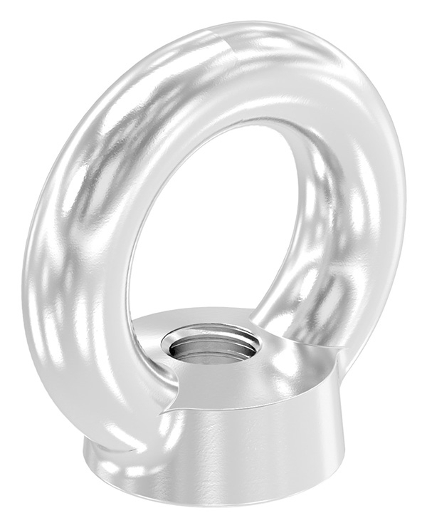 Ringmutter Edelstahl V4A Innengewinde M10 Rundeisen 10 mm DIN 582-88.11100073010